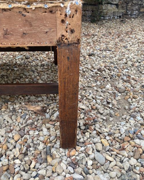 A 18TH CENTURY COUNTRY HOUSE WINGCHAIR - ADDITIONAL PHOTO 5