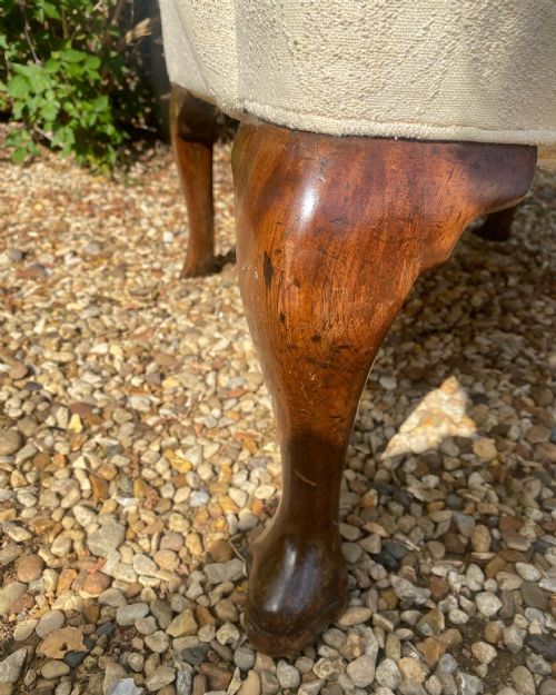 A CONTINENTAL WINGCHAIR - ADDITIONAL PHOTO 6