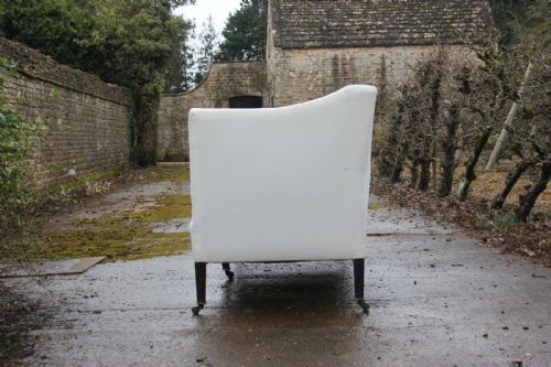 A 19TH CENTURY FLAT BACK SOFA - ADDITIONAL PHOTO 1
