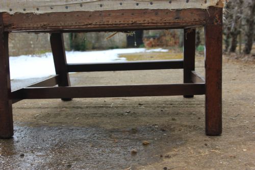 A 18TH CENTURY WINGCHAIR - ADDITIONAL PHOTO 3