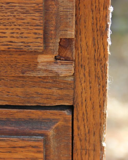 A HOWARD AND SONS OAK LINEN PRESS - ADDITIONAL PHOTO 7