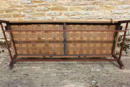 A 19TH CENTURY SHIELD BACK SOFA - ADDITIONAL PHOTO 6