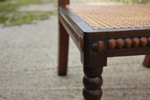 19TH CENTURY ROSEWOOD BOBBIN CHAIR - ADDITIONAL PHOTO 3