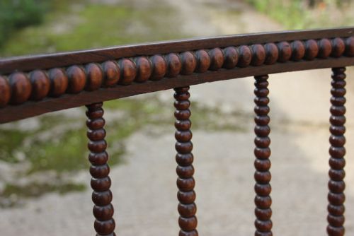 19TH CENTURY ROSEWOOD BOBBIN CHAIR - ADDITIONAL PHOTO 6