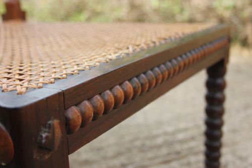 19TH CENTURY ROSEWOOD BOBBIN CHAIR - ADDITIONAL PHOTO 7