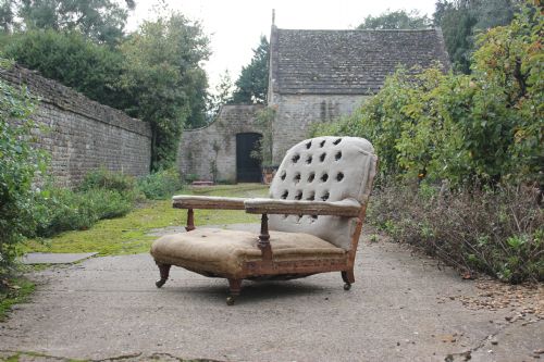 a deep open armchair robertsons colman - CATEGORY: ANTIQUE CHAIRS - DATED EDWARDIAN