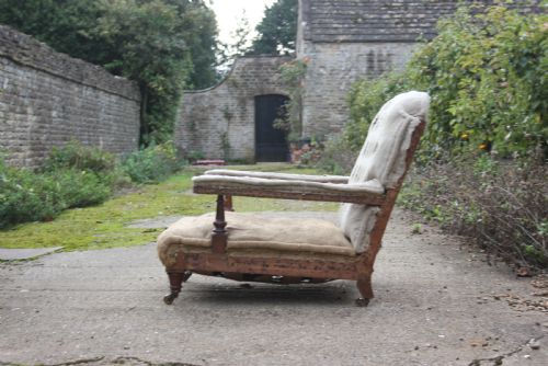 A DEEP OPEN ARMCHAIR ROBERTSONS COLMAN - ADDITIONAL PHOTO 7