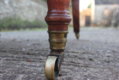 A HOWARD AND SONS WINGCHAIR - ADDITIONAL PHOTO 5