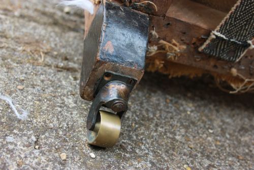 A 19TH CENTURY DEEP SEATED ARMCHAIR - ADDITIONAL PHOTO 4
