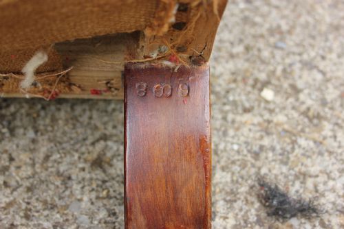 A HOWARD STYLE ARMCHAIR - ADDITIONAL PHOTO 4
