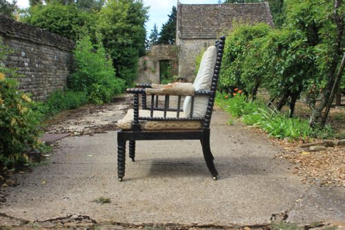 A EARLY BOBBIN ARMCHAIR - ADDITIONAL PHOTO 3