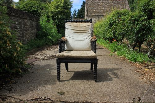 A EARLY BOBBIN ARMCHAIR - ADDITIONAL PHOTO 4
