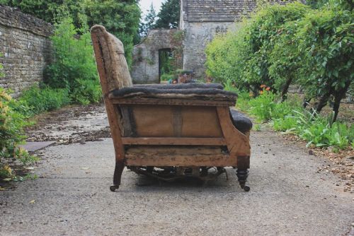 A SHOOLBRED FLAT ARMCHAIR - ADDITIONAL PHOTO 3