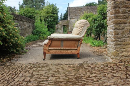 EDWARDIAN FLAT ARMCHAIR - ADDITIONAL PHOTO 1