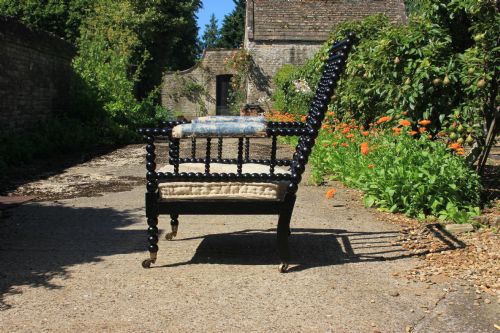 19TH CENTURY BOBBIN ARMCHAIR - ADDITIONAL PHOTO 2