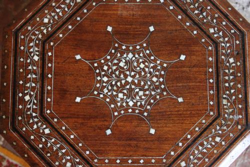 A 19TH CENTURY HOSHIARPUR SIDE TABLE - ADDITIONAL PHOTO 1