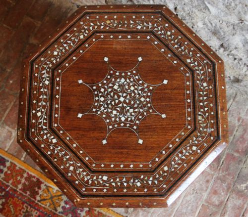 A 19TH CENTURY HOSHIARPUR SIDE TABLE - ADDITIONAL PHOTO 2