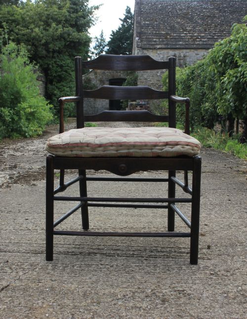 18TH CENTURY ASH SUSSEX CHAIR - ADDITIONAL PHOTO 3