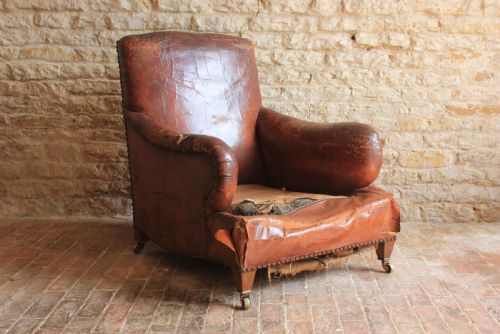 A STUNNING HOWARD STYLE ARMCHAIR - ADDITIONAL PHOTO 2