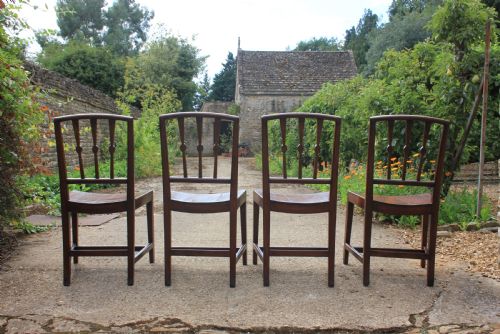 SET OF 4 DINING CHAIRS - ADDITIONAL PHOTO 1