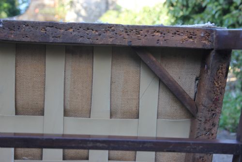 AN EARLY 18TH CENTURY WINGCHAIR - ADDITIONAL PHOTO 8