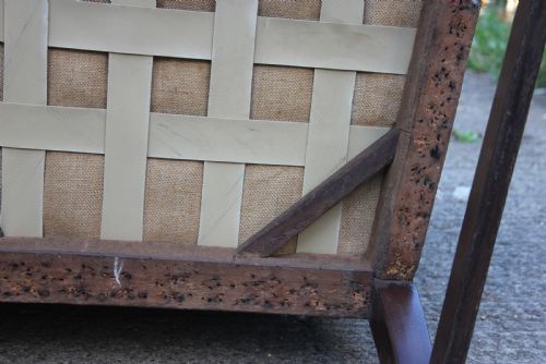 AN EARLY 18TH CENTURY WINGCHAIR - ADDITIONAL PHOTO 9