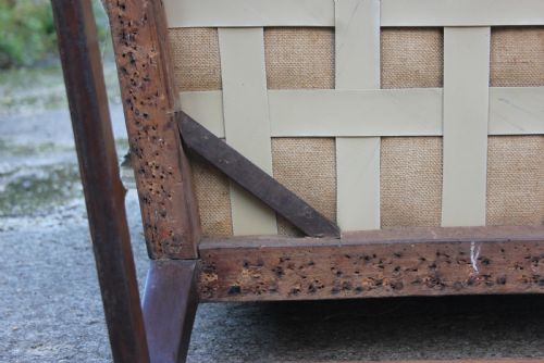AN EARLY 18TH CENTURY WINGCHAIR - ADDITIONAL PHOTO 10