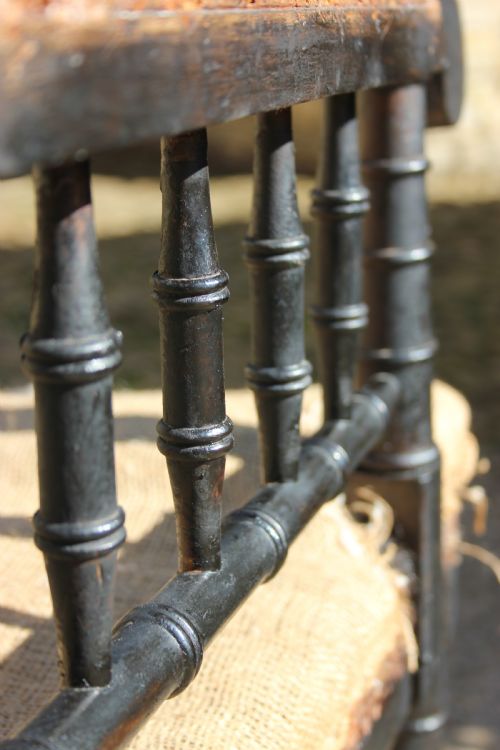 A 19TH CENTURY EBONISED ARMCHAIR - ADDITIONAL PHOTO 8