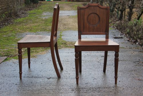 A PAIR OF HALL CHAIRS ATTRIBUTED TO GILLOWS - ADDITIONAL PHOTO 10