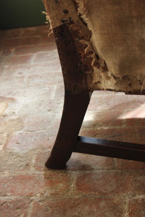18TH CENTURY WINGCHAIR - ADDITIONAL PHOTO 2
