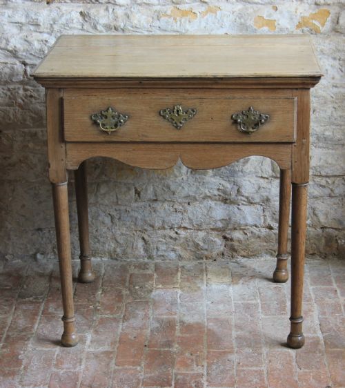 18TH CENTURY PALE OAK LOWBOY