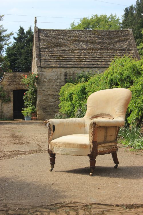 regency library chair - CATEGORY: ANTIQUE CHAIRS - DATED REGENCY