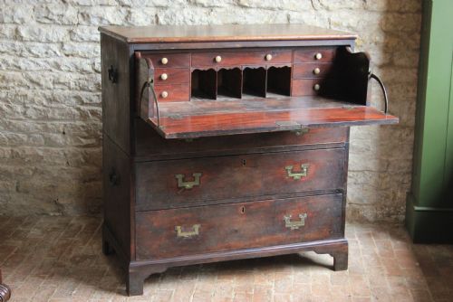 regency campaign chest - CATEGORY: ANTIQUE CHEST OF DRAWERS - DATED REGENCY