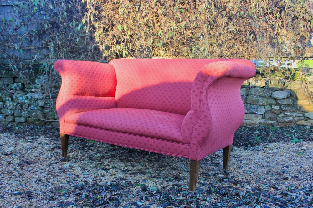 An Edwardian 2 seater sofa
