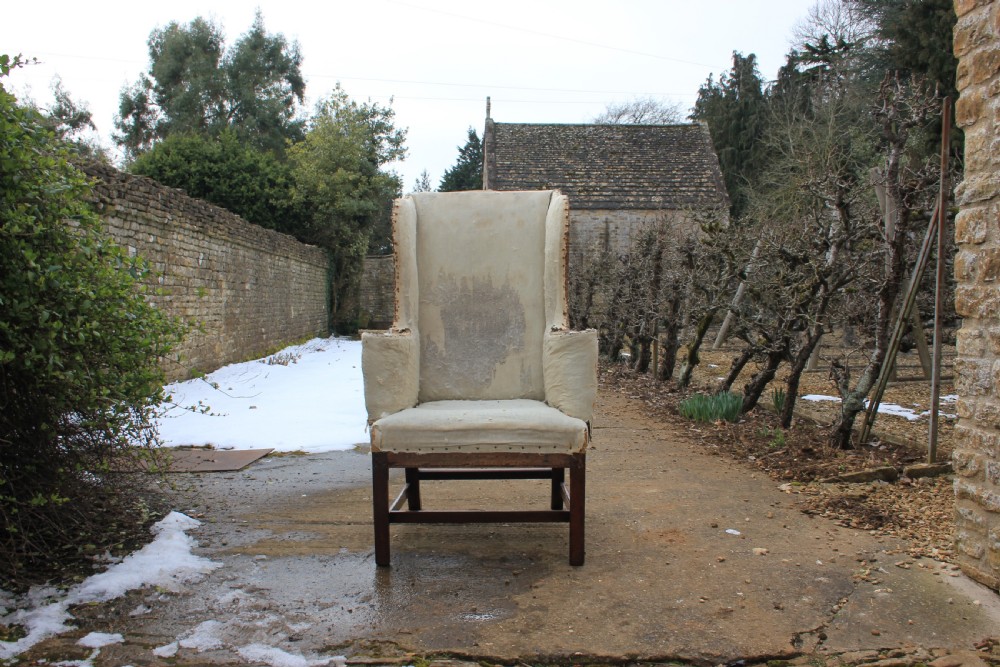 A 18th century wingchair View V