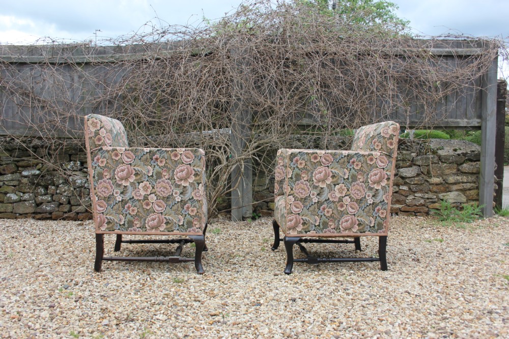 A Pair of Edwardian armchair  View II
