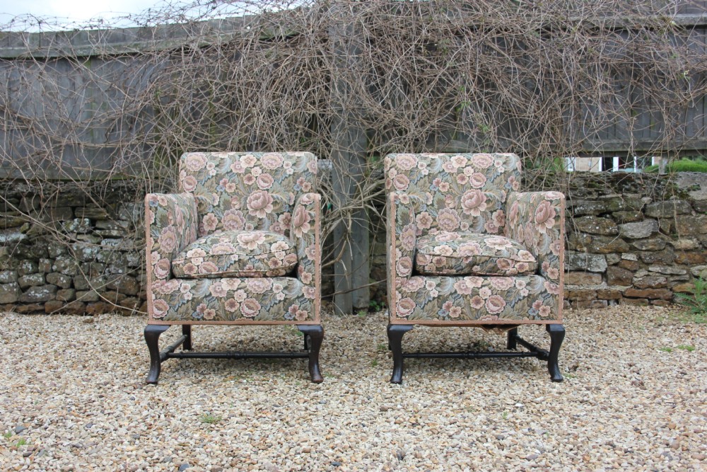 A Pair of Edwardian armchair  View III