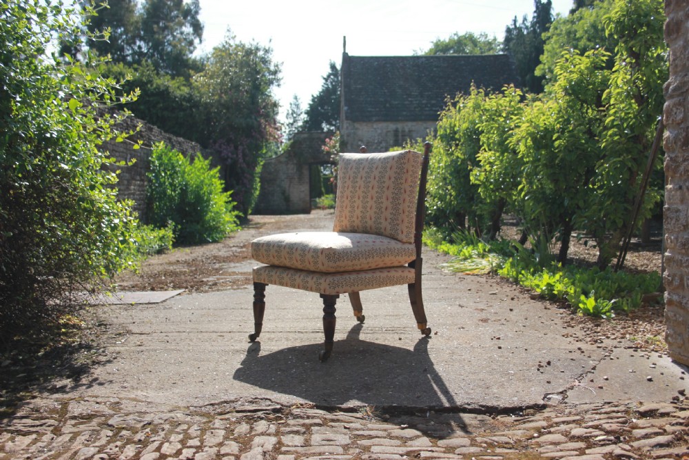 A Scottish Country house slipper chair 
