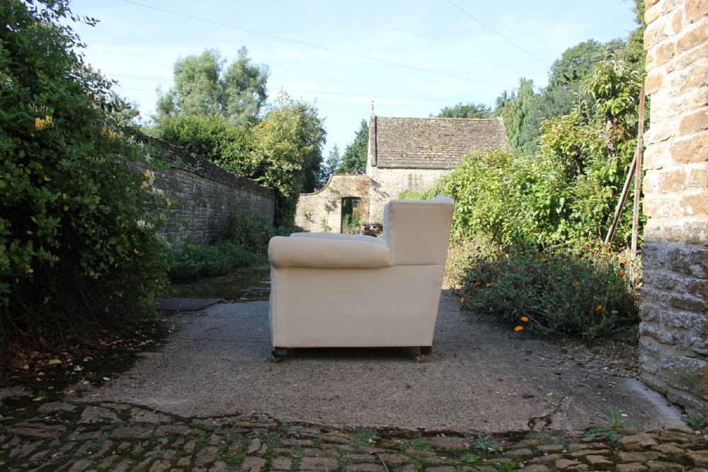 A Victorian deep seated Armchair View II