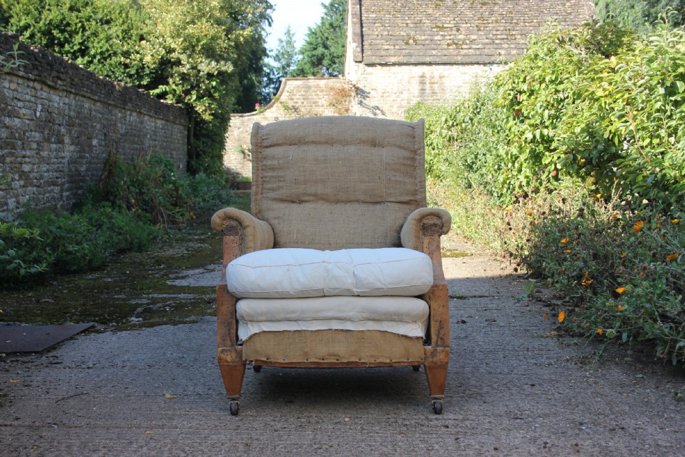 A Edwardian Howard style armchair  View III