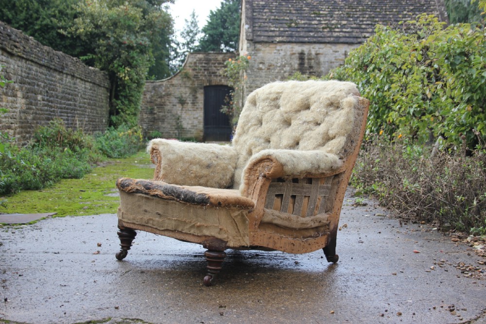 A Howard style armchair 
