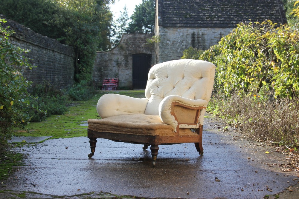 A 19th century armchair 