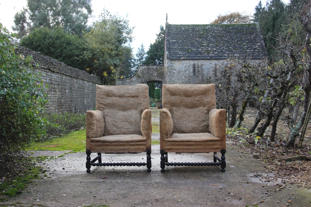 A pair of bobbin armchairs View VI