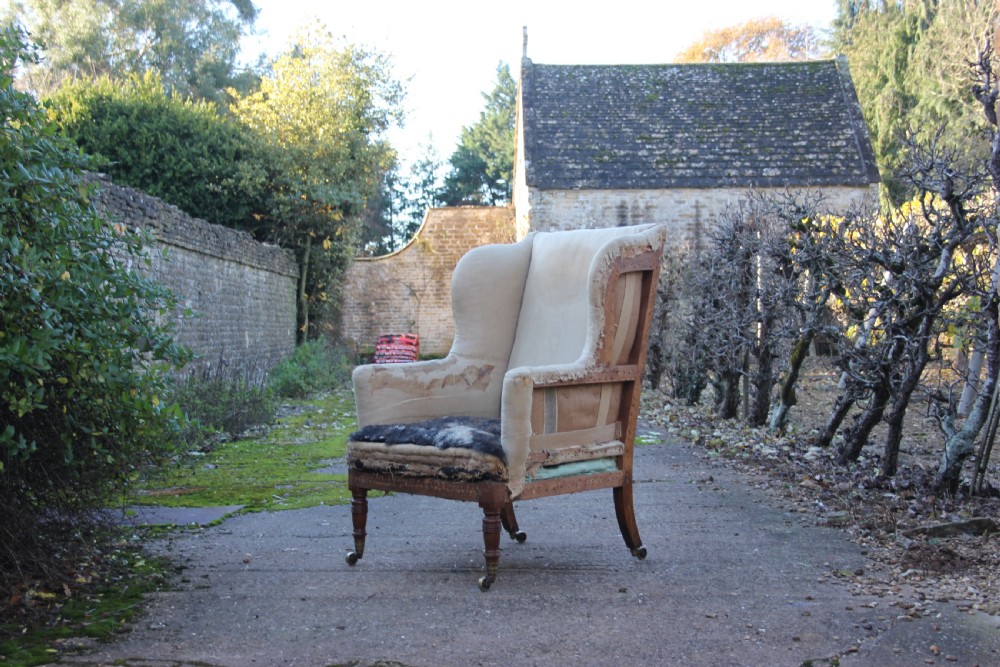 A Howard and sons wingchair 