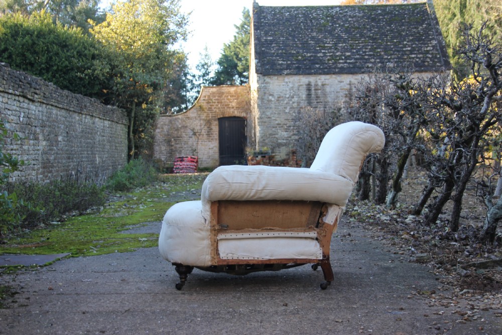 A Victorian deep seated armchair  View V