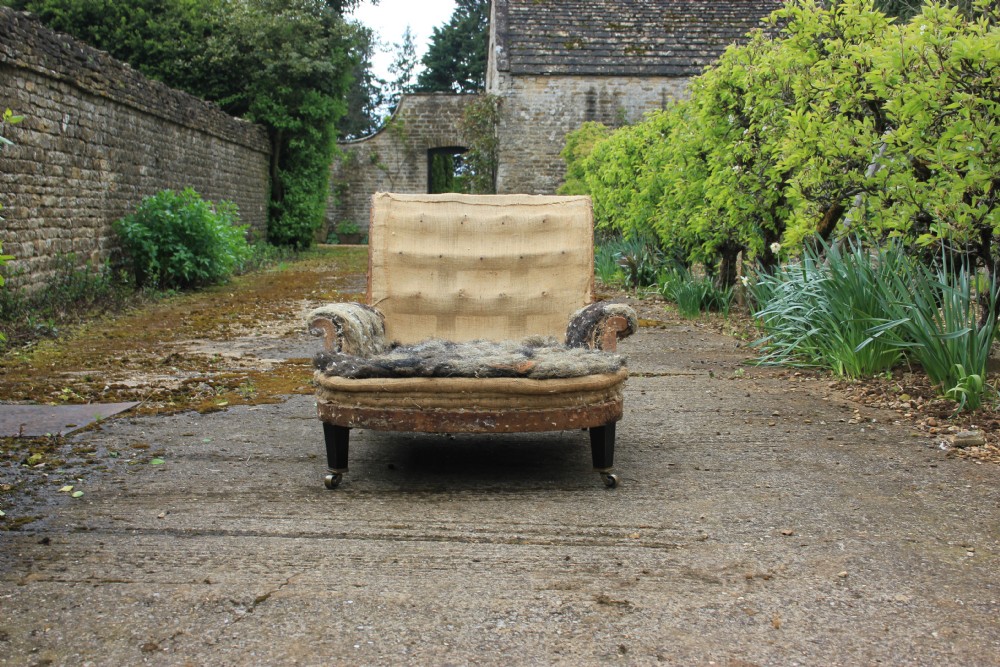 A 19th century deep seated armchair  View II