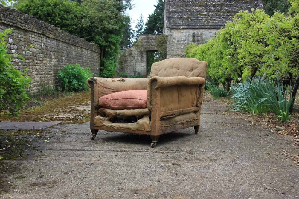 A 1930 deep seated armchair