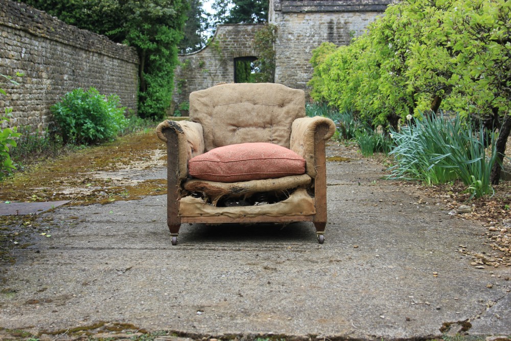 A 1930 deep seated armchair View III