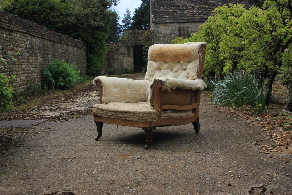 A 19th century waring armchair 