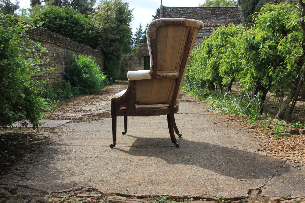 A large 18th century Barrel back chair View II